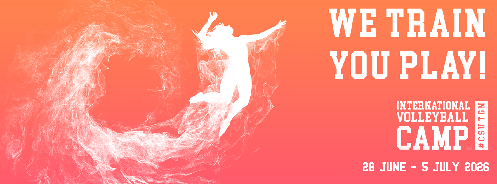 International Volleyball Camp 2026 banner